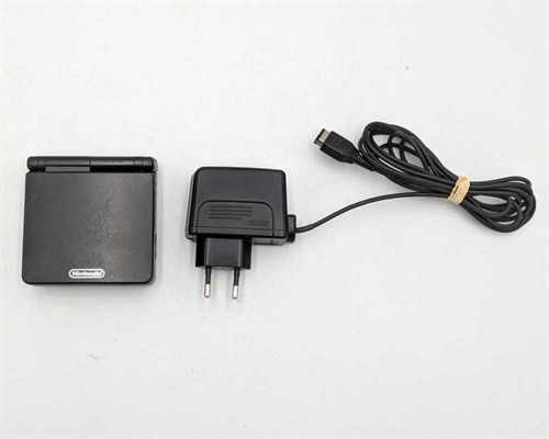 Gameboy Advance SP - Model AGS-001 - Onyx - Konsol - SNR XEH12433248 (B Grade) (Genbrug)